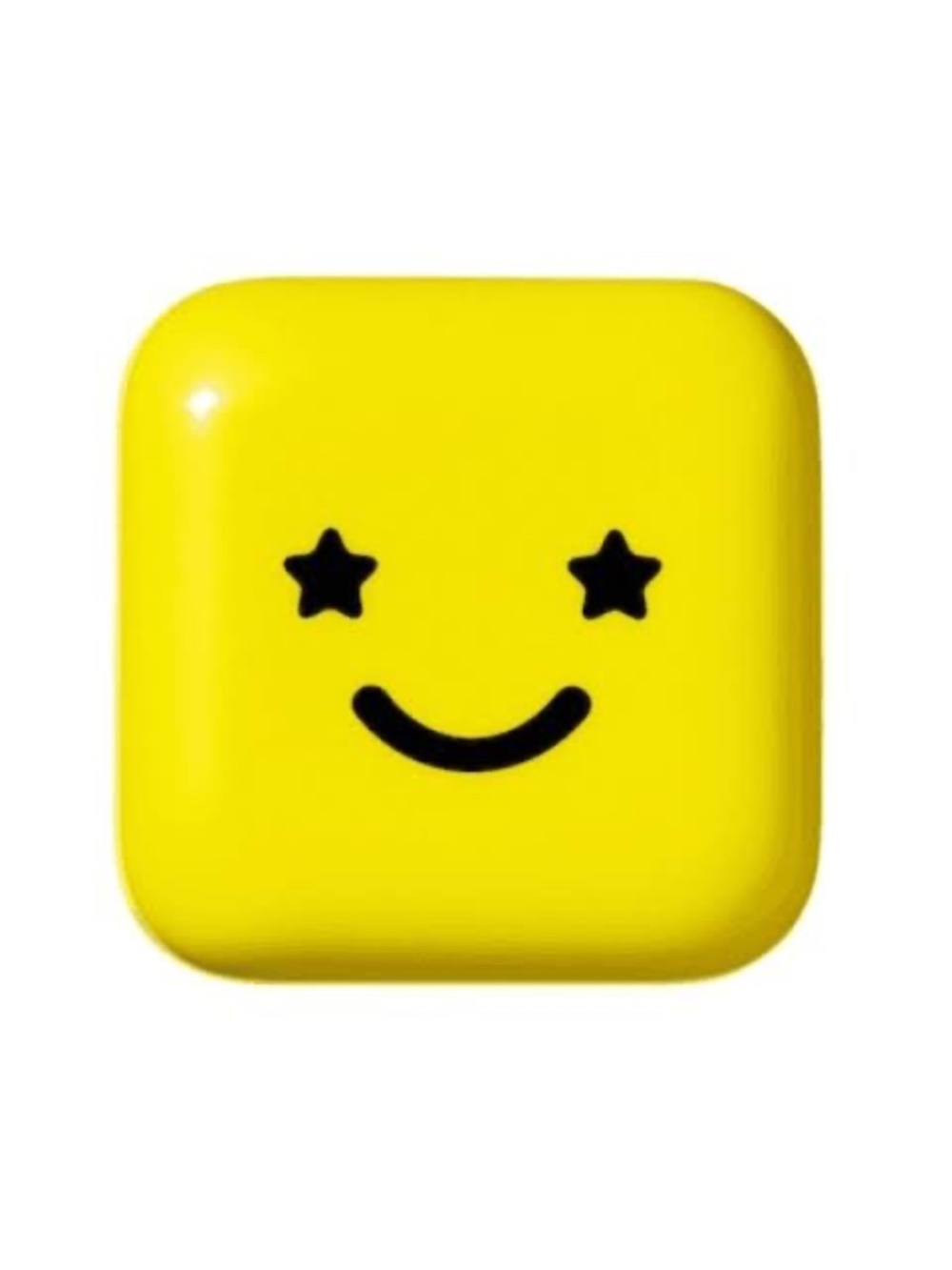 Yellow Compact Accessory Case with Mirror